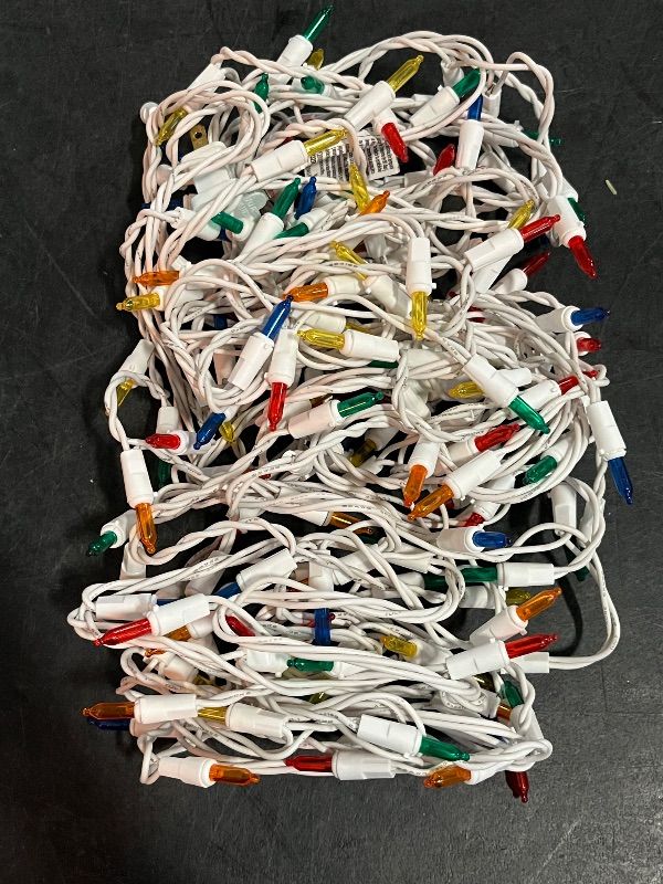 Photo 1 of GE StayBright 150 -Count Constant Multicolor LED Plug-In Christmas Icicle Lights
