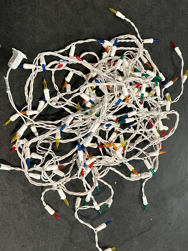 Photo 1 of GE StayBright 150 -Count Constant Multicolor LED Plug-In Christmas Icicle Lights