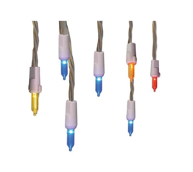 Photo 1 of GE StayBright 150 -Count Constant Multicolor LED Plug-In Christmas Icicle Lights