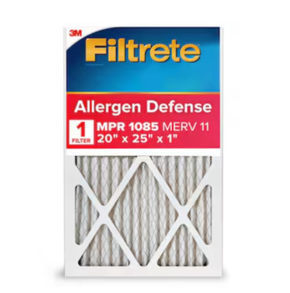 Photo 1 of Filtrete 15X20X1 MERV 11 1085 MPR Allergen Defense Extra Electrostatic Pleated Air Filter 