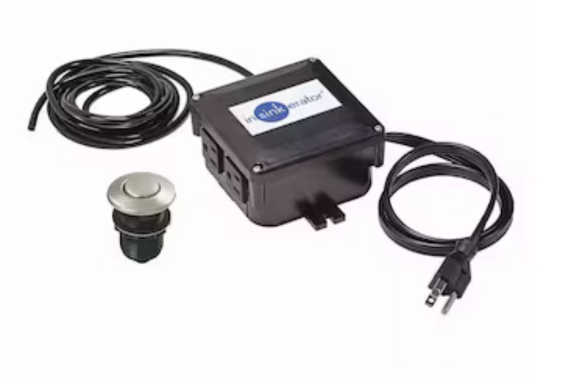 Photo 1 of InSinkErator SinkTop Switch 7.5-in Satin Nickel Plastic Garbage Disposal Switch