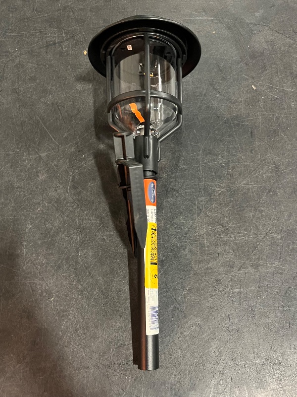 Photo 1 of Harbor Breeze Path Light 15 -Lumens 0.2 -Watt Black Solar LED Outdoor Path Light ( 3000-K )