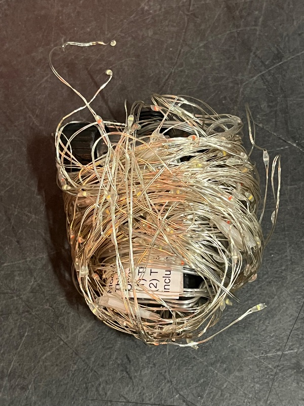 Photo 1 of Harbor Breeze 15-ft Plug-in Black/ silver Indoor/Outdoor String Light with 300 Color changing -Light LED Fairy Bulbs