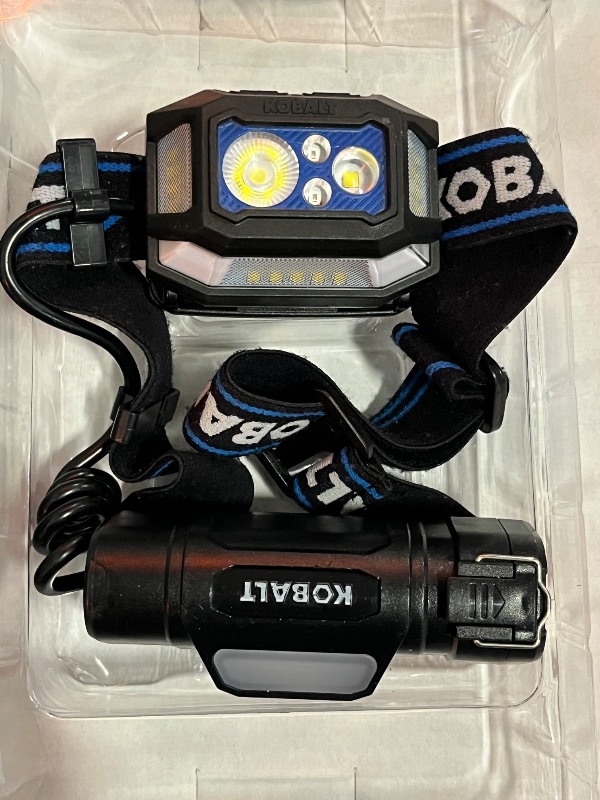 Photo 1 of Kobalt 2000-Lumen 8 -Mode LED Rechargeable Headlamp
