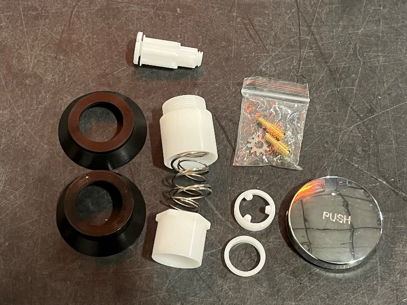 Photo 1 of Danco Multi-fit Touch-toe Bathtub Drain Stopper In Chrome
