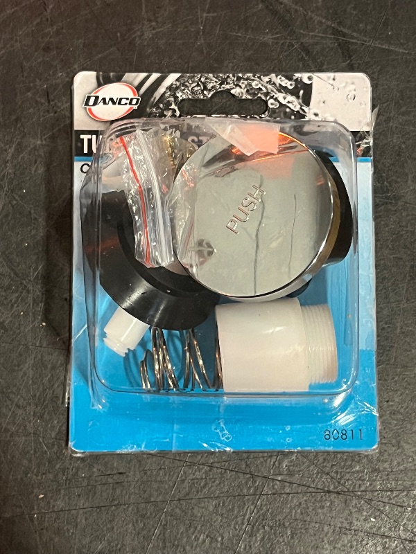 Photo 1 of Danco Multi-fit Touch-toe Bathtub Drain Stopper In Chrome
