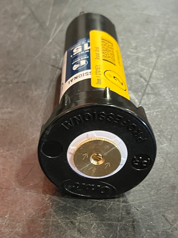 Photo 1 of 4 in. Professional Pressure Regulated Spray Head Sprinkler with Brass Quarter Pattern Twin Spray Nozzle
