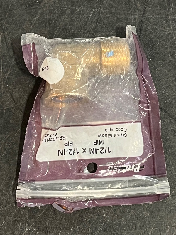 Photo 1 of ProLine 1/2-in x 1/2-in Threaded Street Elbow Fitting
