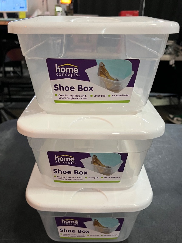 Photo 1 of 3 Pack Home Concept Shoe Boxes 