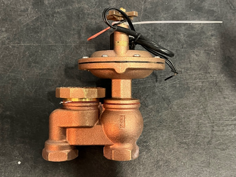 Photo 1 of Orbit 0.75-in Brass Electric Anti-siphon Irrigation Valve