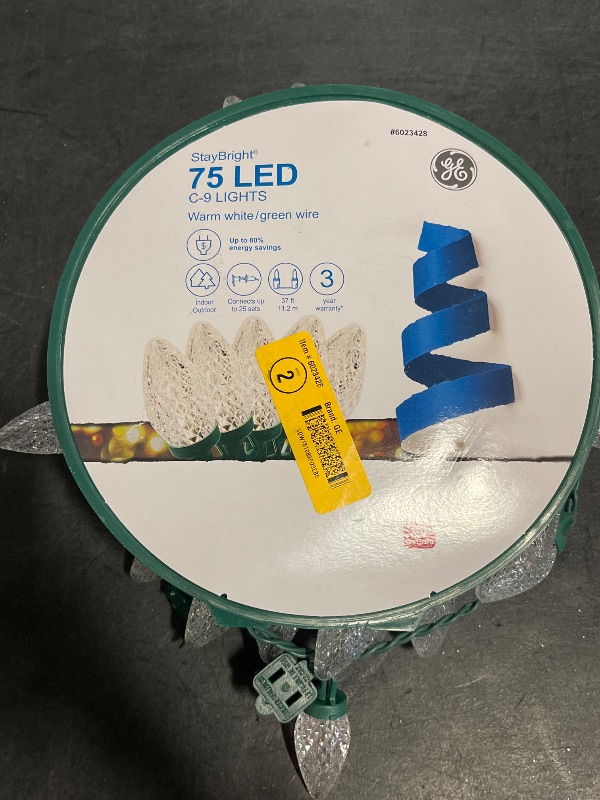 Photo 1 of Holiday Living 75-count 66-ft Warm White LED String Christmas Lights
