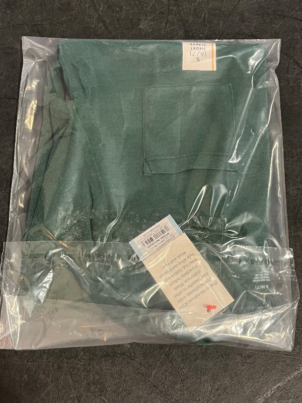View 3 of (S) Boys' Short Sleeve Washed Pocket T-Shirt - Cat & Jack™ Dark Green S