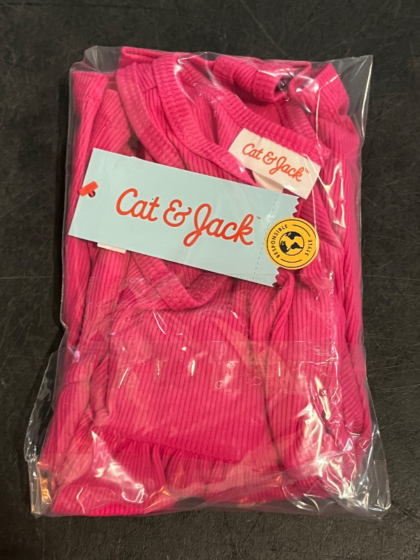 Photo 1 of 12M Toddler Girls' Ribbed Tank Dress - Cat & Jack™ Pink 12M