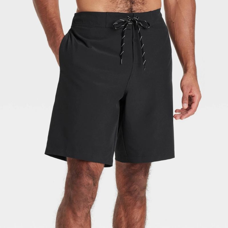 Photo 1 of (M) Men's 9" Board Swim Shorts - Goodfellow & Co™ Black M
