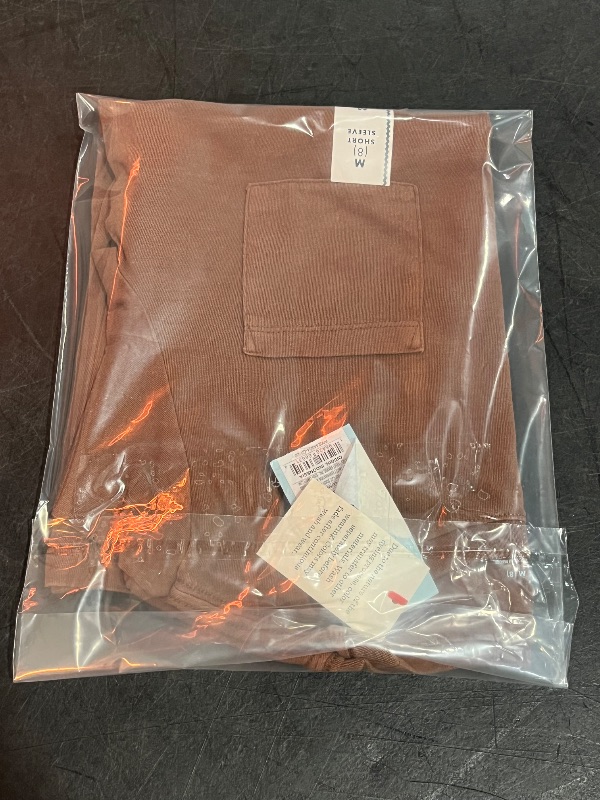 Photo 1 of (M) Boys' Short Sleeve Washed Pocket T-Shirt - Cat & Jack™ Brown M