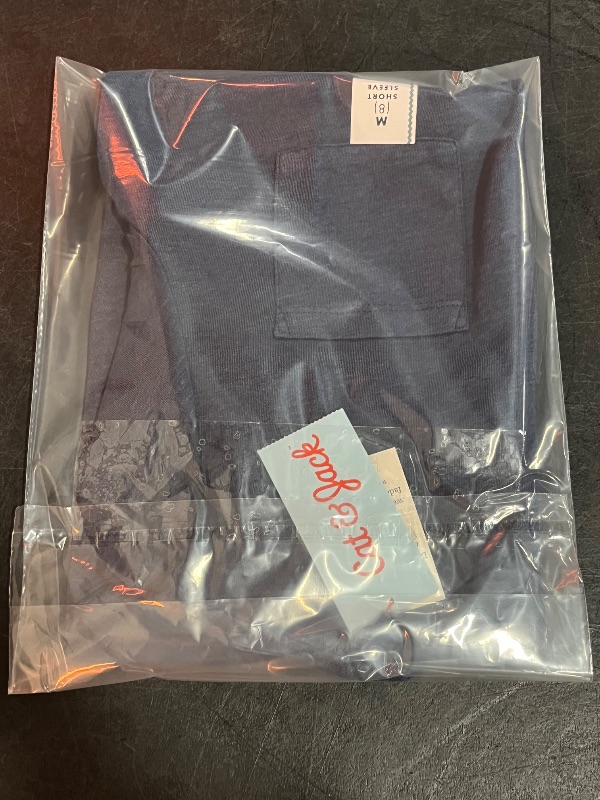 Photo 1 of (M) Boys' Short Sleeve Washed Pocket T-Shirt - Cat & Jack™ Navy Blue M

