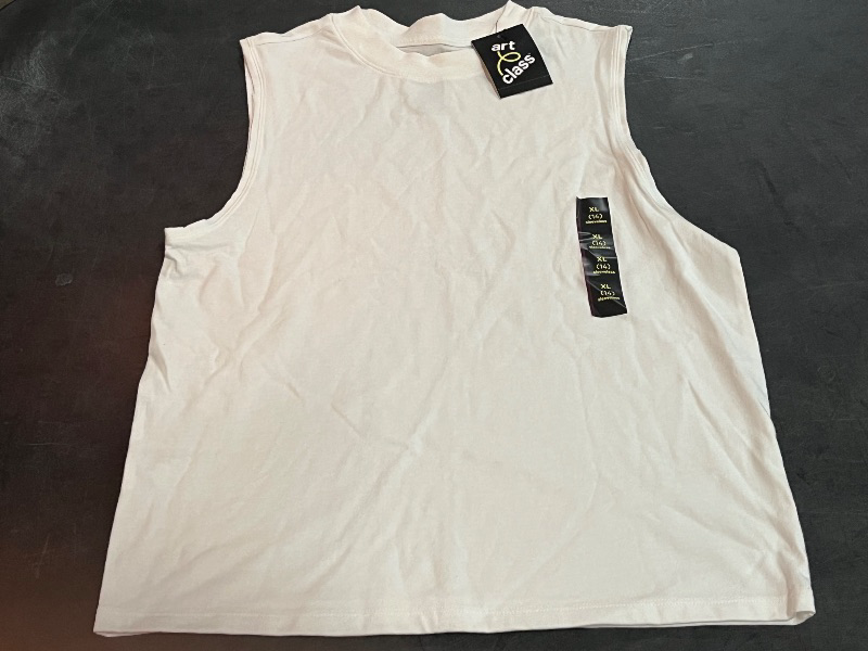 Photo 1 of (XL) Boys' Cutoff Tank Top - Art Class™ White XL
