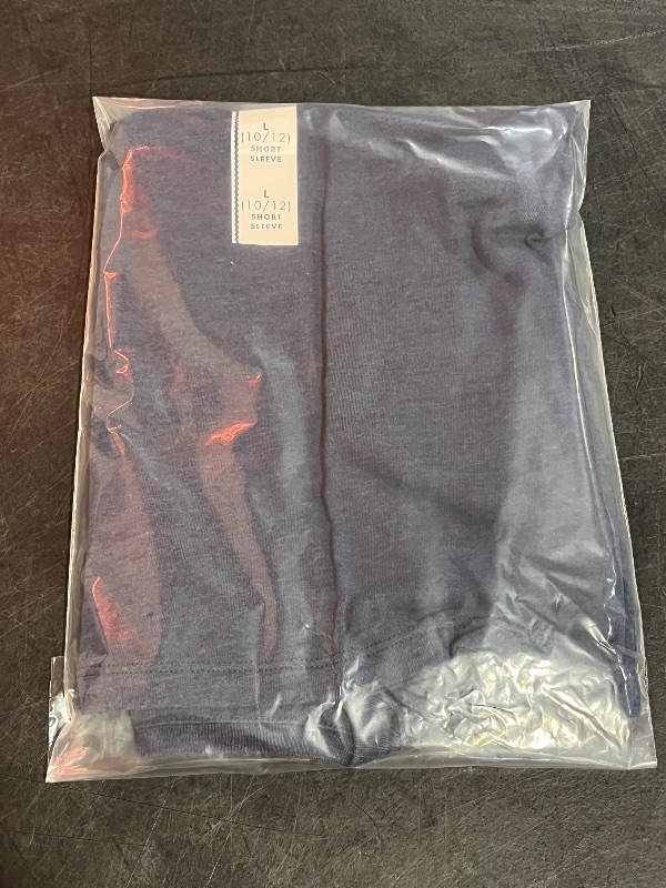 View 3 of (L) Boys' Short Sleeve Washed Pocket T-Shirt - Cat & Jack™ Navy Blue L
