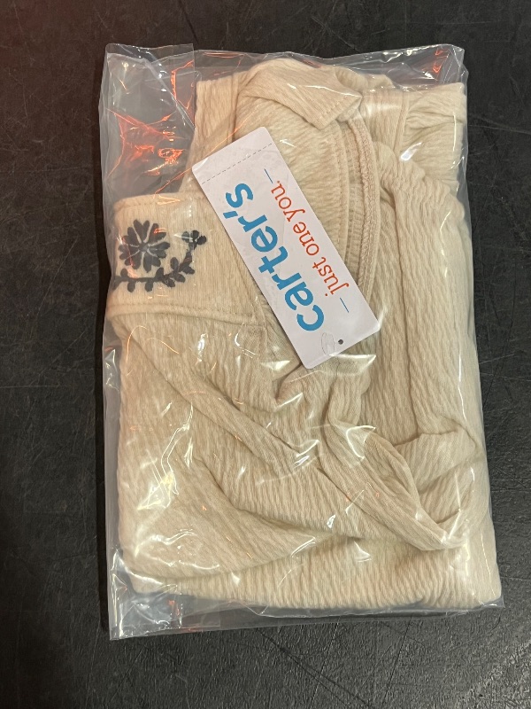 Photo 1 of 12M Carter's Just One You® Baby Girls' Romper with Embroidery - Black/Ivory 12M
