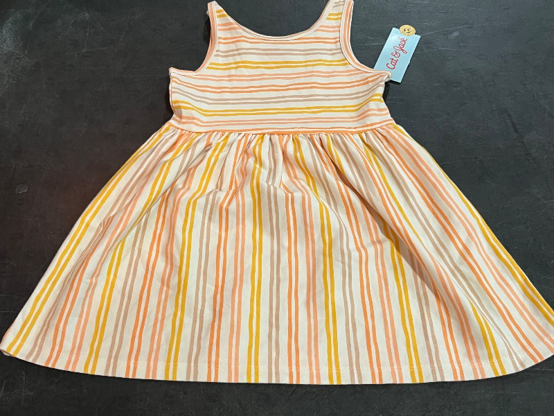 View 2 of 4T Toddler Girls' Warm Striped Tank Dress - Cat & Jack™ 4T