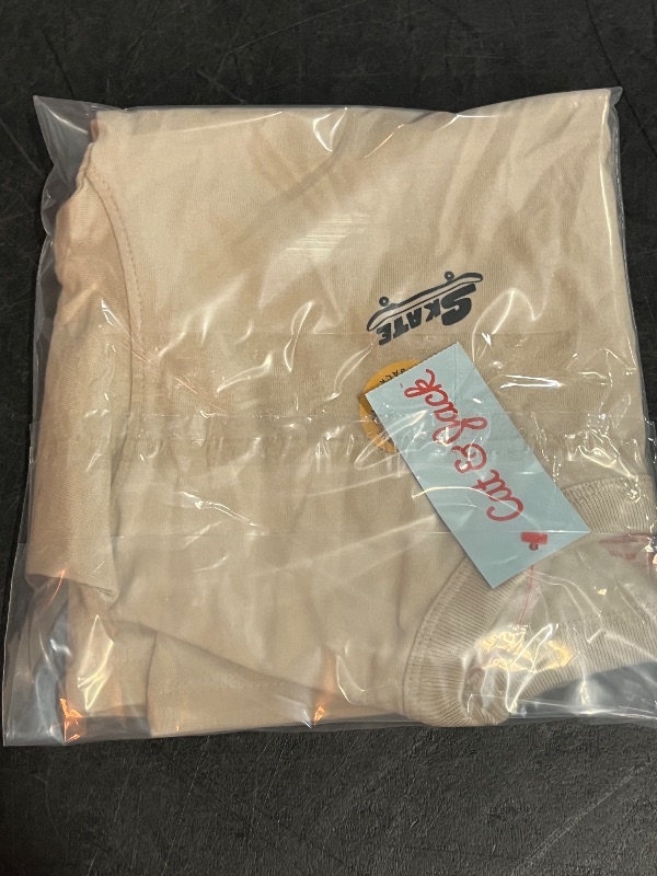 Photo 1 of (XS) Boys' Short Sleeve Relaxed Oversized Fit T-Shirt - Cat & Jack™ Khaki XS
