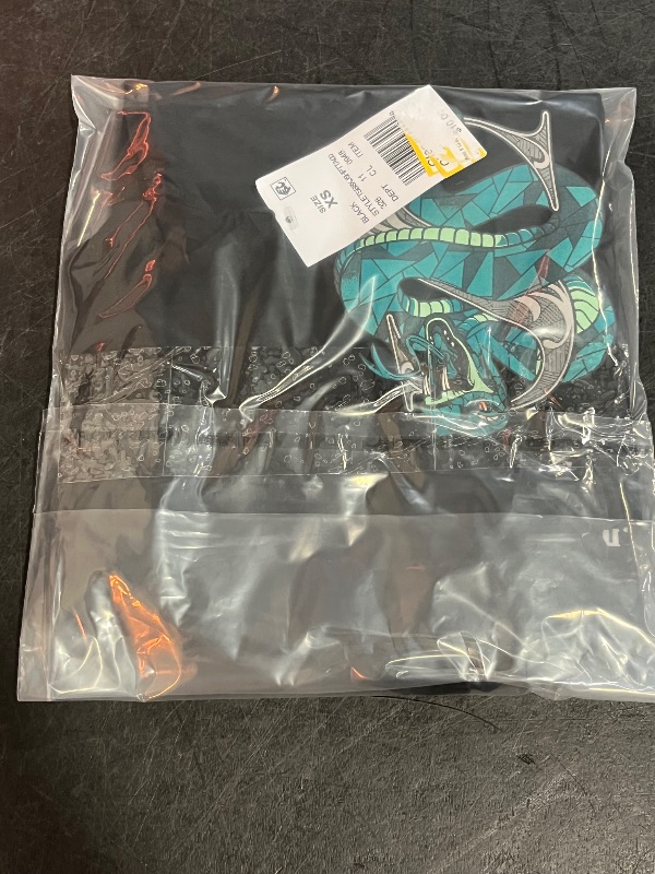 Photo 1 of (XS) Boys' Harry Potter Hogwarts Houses Short Sleeve Oversized Graphic T-Shirt - Black XS
