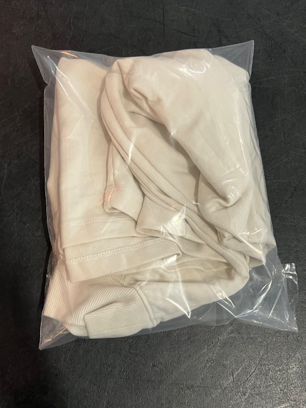 Photo 1 of (M) Cropped Maternity Sweatshirt - Isabel Maternity by Ingrid & Isabel™ Cream M
