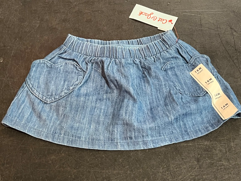 View 2 of 18M Toddler Girls' Skirt - Cat & Jack™ Blue 18M
