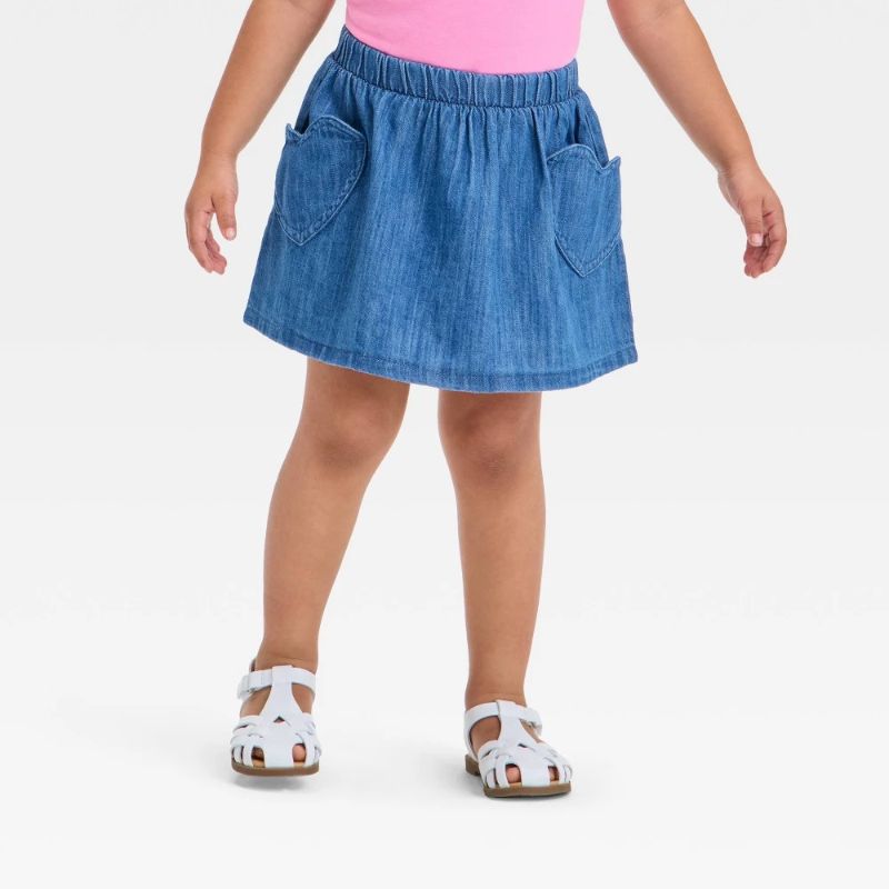 View 1 of 18M Toddler Girls' Skirt - Cat & Jack™ Blue 18M
