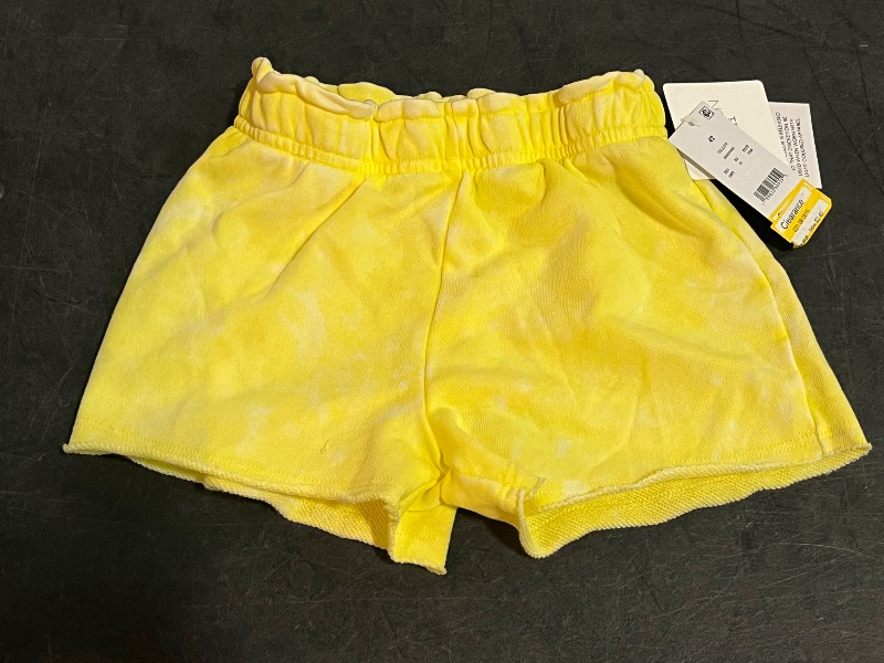 Photo 1 of 4T Grayson Mini Toddler Girls' French Terry Shorts - Yellow 4T