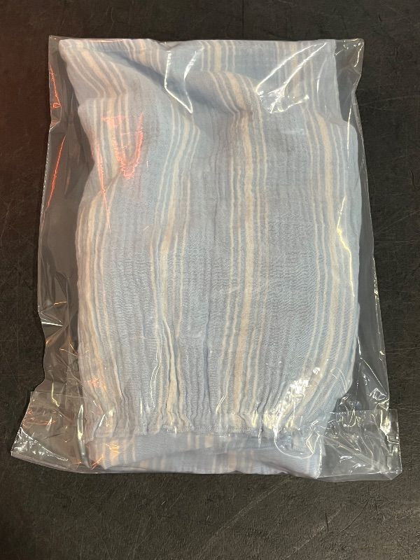 Photo 1 of 4T Toddler Girls' Multi Striped Tank Gauze Dress - Cat & Jack™ Cream/Blue 4T
