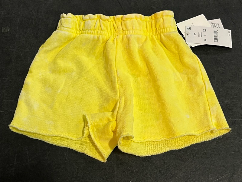 Photo 1 of 4T Grayson Mini Toddler Girls' French Terry Shorts - Yellow 4T
