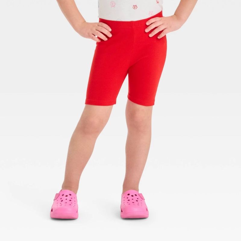 Photo 1 of 2T Toddler Girls' Bike Shorts - Cat & Jack™ Medium Red 2T
