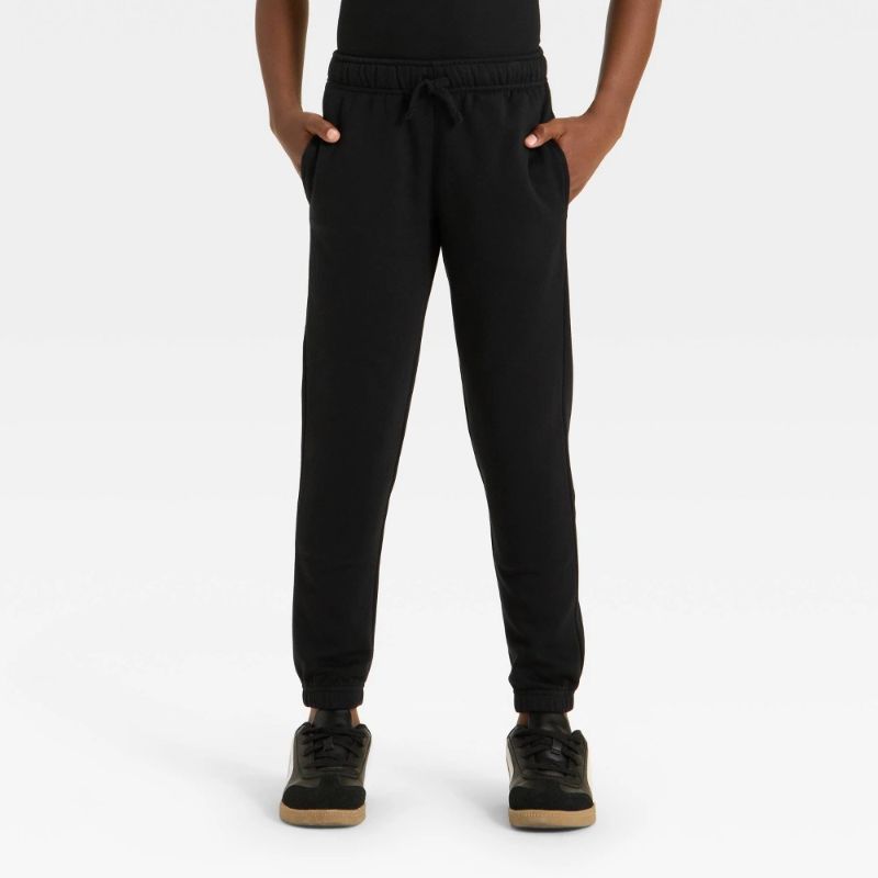Photo 1 of (S) Boys' Pull-on Fleece Sweatpants - Cat & Jack™ Black S

