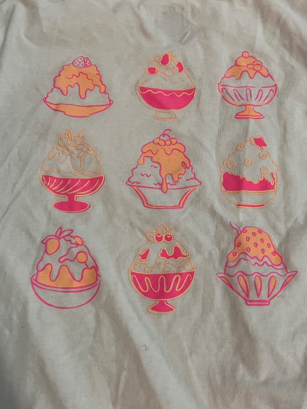 Photo 1 of (XL) GIrls "Stay Chill" Ice Cream SHort Sleeve- Cat&JAck