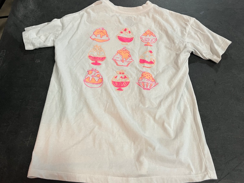 Photo 1 of (XL) GIrls "Stay Chill" Ice Cream SHort Sleeve- Cat&JAck