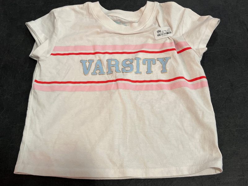 Photo 1 of (M) Girls Short Sleeve Varsity Graphic Tshirt - Cat & Jack
