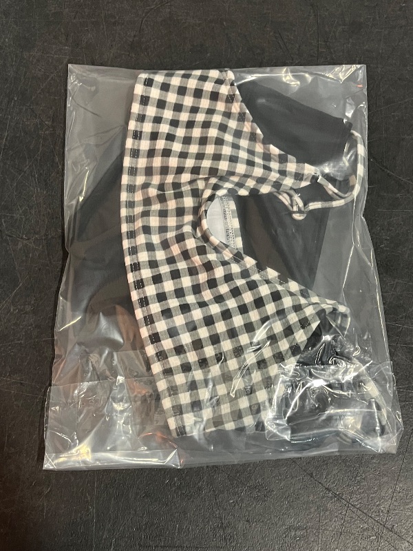 Photo 1 of (S) Girls Gingham Summer Bikini Set- Art Class, Black S 