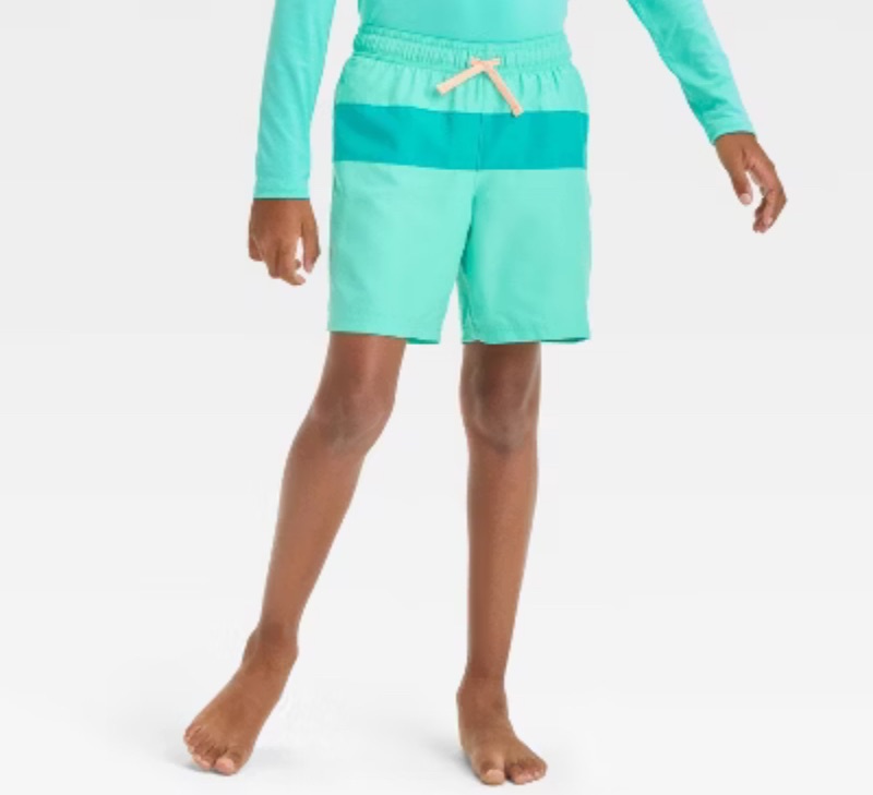 Photo 1 of (XS) Boys Colorblock Swim Shorts - Cat & Jack : Target XS