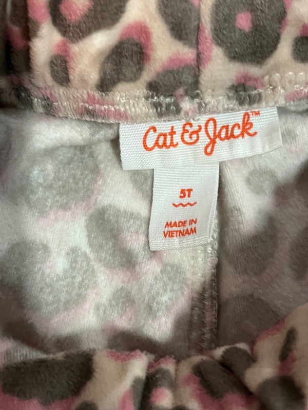Photo 1 of 5T Toddler Girls Leopard Sweats , Pink/Brown 5T