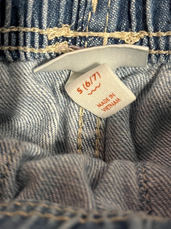 View 3 of (S) Toddler Girls Denim Pull On Shorts - Cat&Jack Light Wash, S 