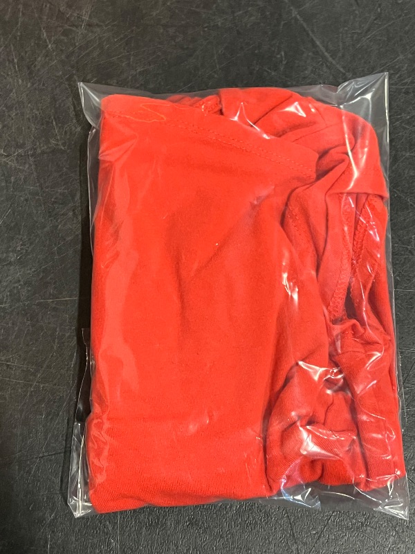 Photo 1 of (S) Girls Ruffle Short SLeeve Shirt, Orange, Art Class- S