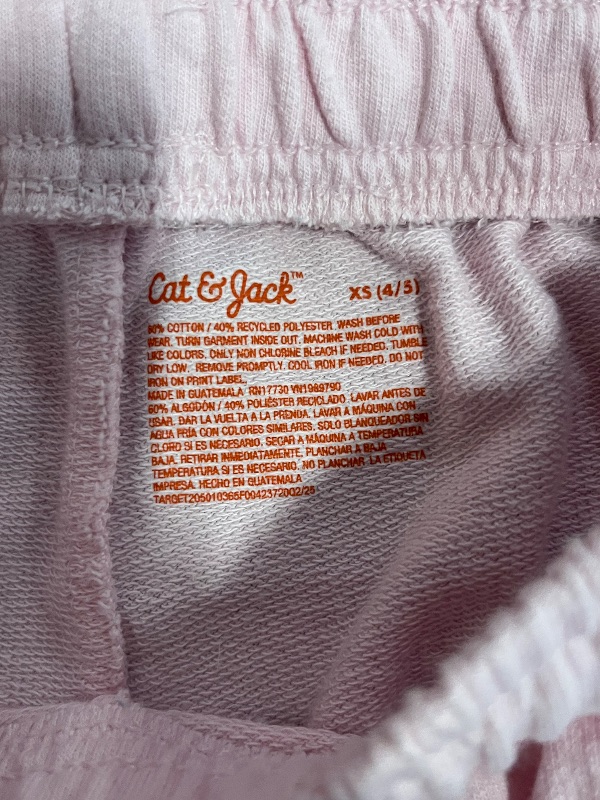 Photo 1 of (XS) Girls Pink Flare Sweatpants- Cat&Jack- Pink XS

