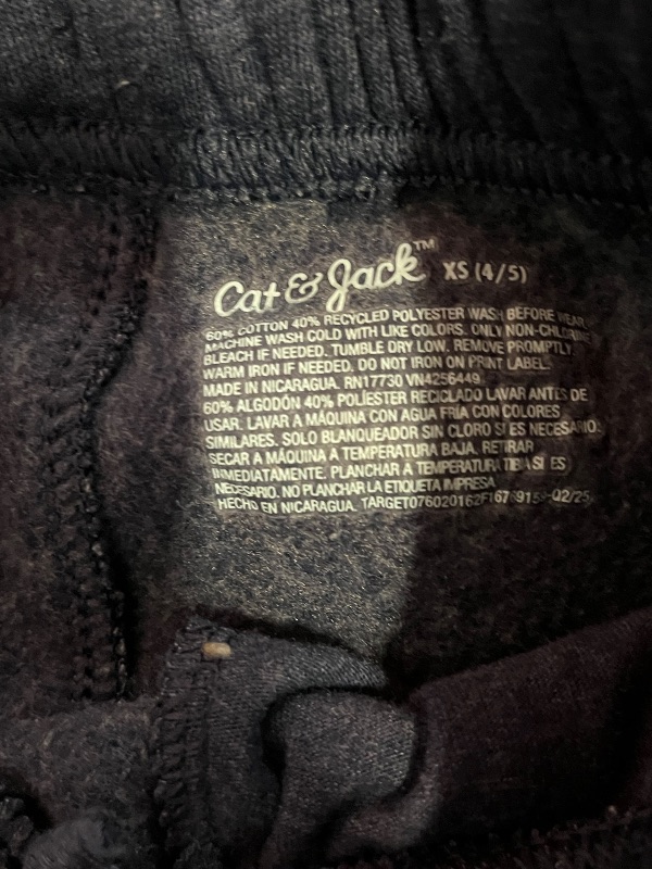 Photo 1 of (XS) Boys Fleece Pull On Sweatpants 