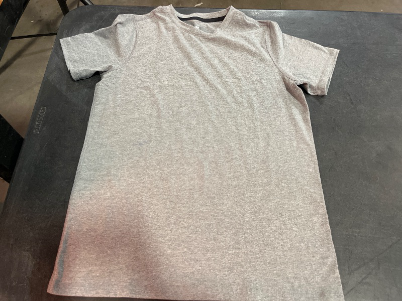 Photo 1 of (XXL) Men's Relaxed Fit Soft Stretch T-Shirt - All In Motion™ Gray XXL: UPF 50+, Jersey, Short Sleeve
