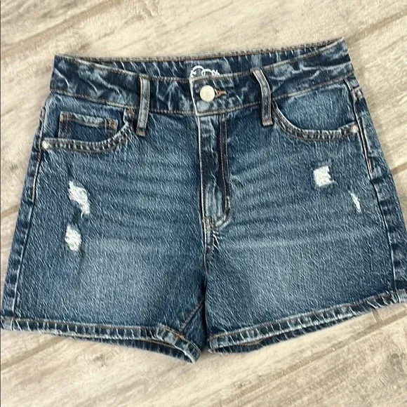 Photo 1 of (M) Girls Art Class Blue Jean Shorts Distressed Casual