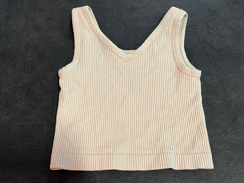 Photo 1 of (M) Girls Tan Rigged Tank Top, Art Class M 