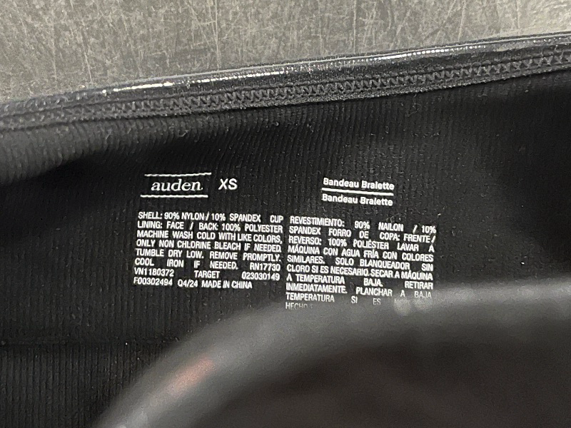 Photo 1 of (XS) Auden PushUp Seamless Bandeau Bra Size XS Pullover 