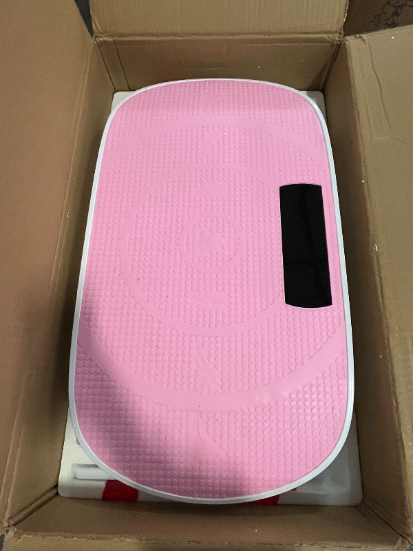 Photo 1 of MERACH Vibration Plate Exercise Machine, Curved Vibration Plate for Lymphatic Drainage Weight Loss, Vibrating Plate with Real-Time Calorie Tracking on LED Display, Workout Equipment for Home Women Men