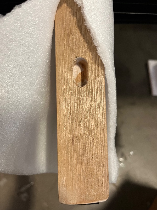 Photo 1 of Ealson Mid Century Modern Dining Chairs Set of 2 High Back Padded Parson Chairs with Wood Legs and Nailhead Trim in Linen Brown Stripe
